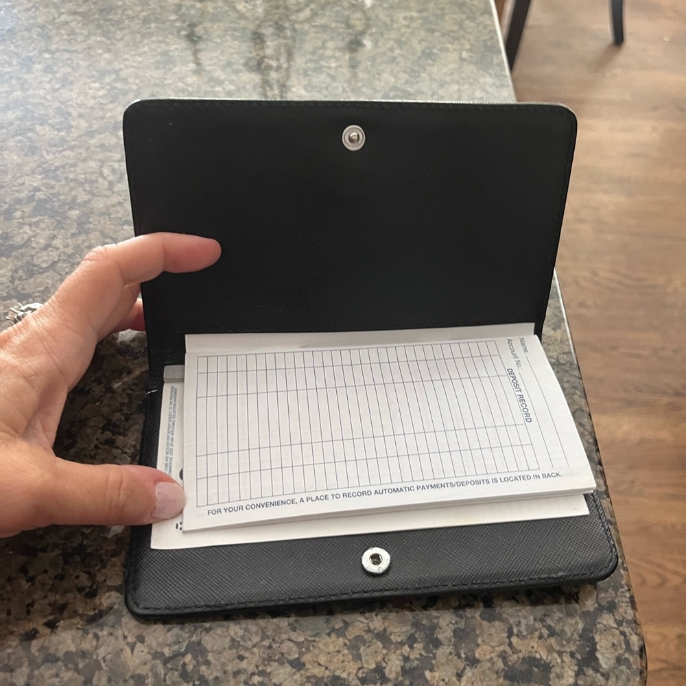 Tory Burch checkbook holder
